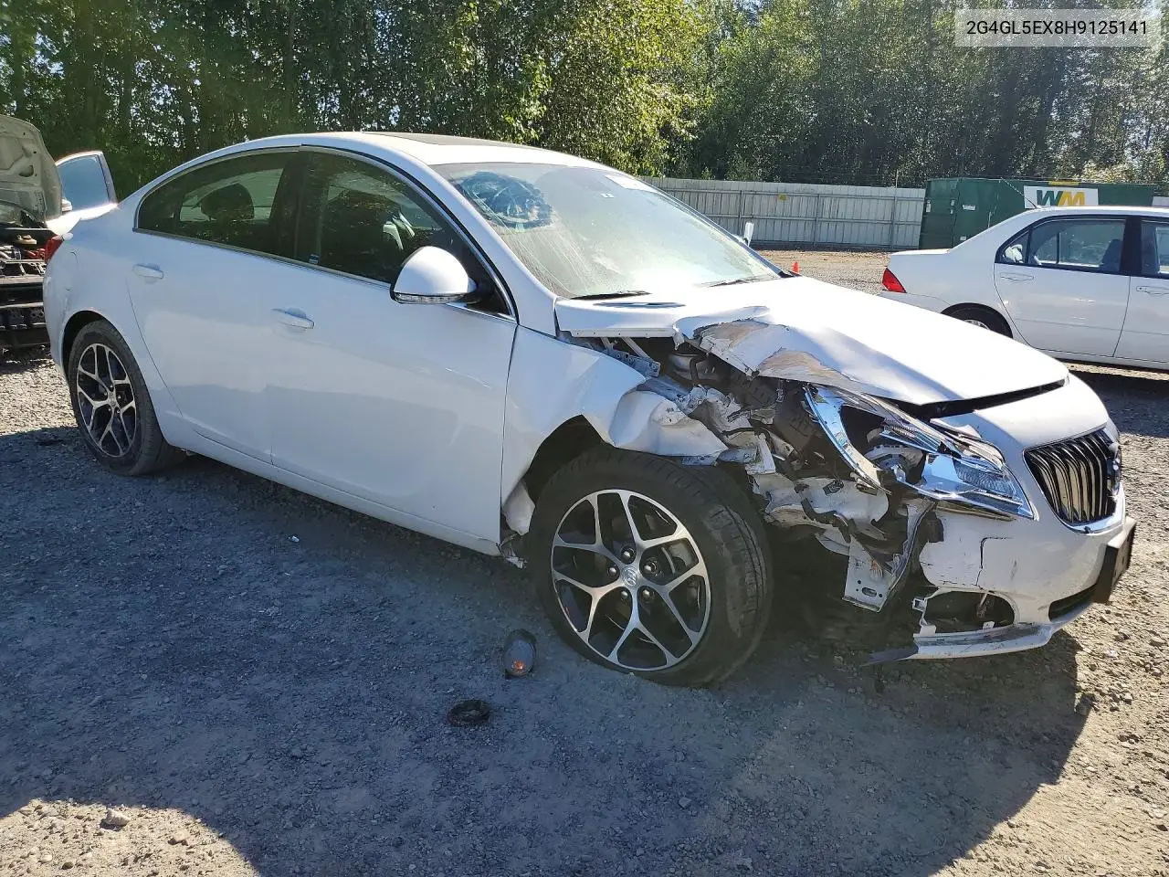 2017 Buick Regal Sport Touring VIN: 2G4GL5EX8H9125141 Lot: 57784066