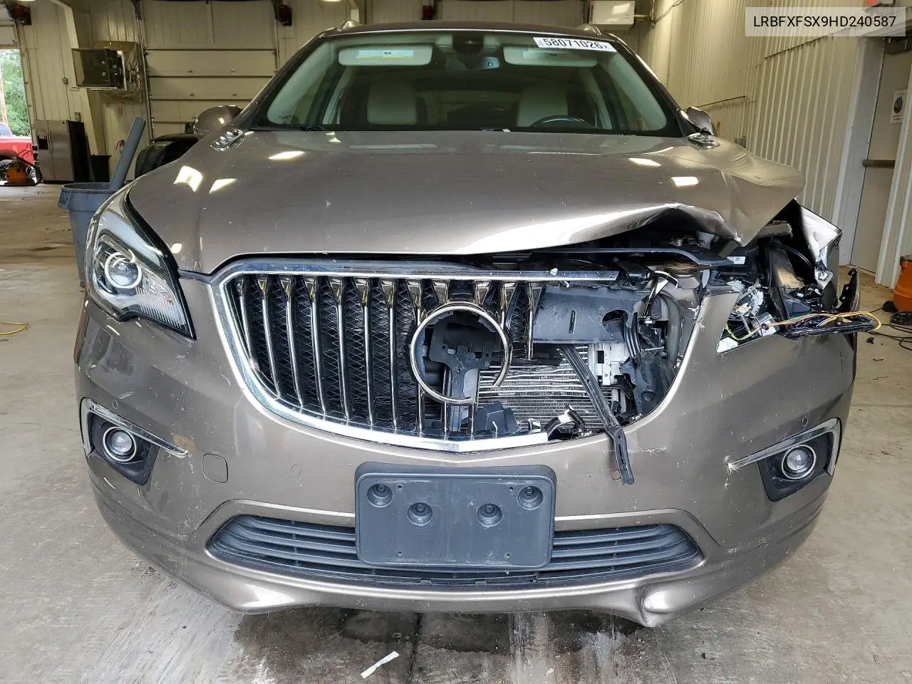 2017 Buick Envision Premium Ii VIN: LRBFXFSX9HD240587 Lot: 58071026