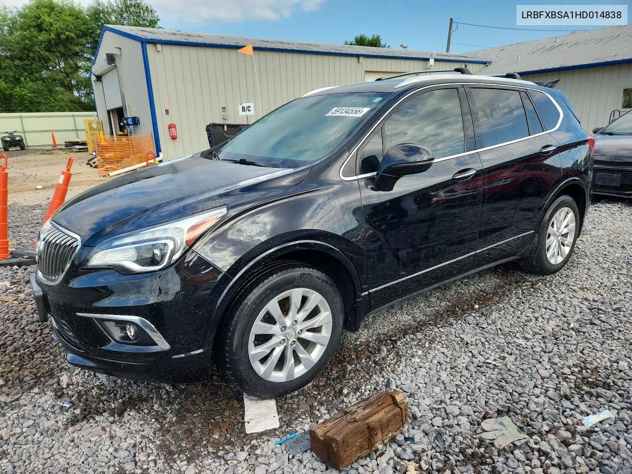 2017 Buick Envision Essence VIN: LRBFXBSA1HD014838 Lot: 59134556