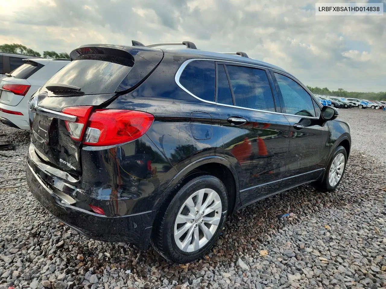 2017 Buick Envision Essence VIN: LRBFXBSA1HD014838 Lot: 59134556
