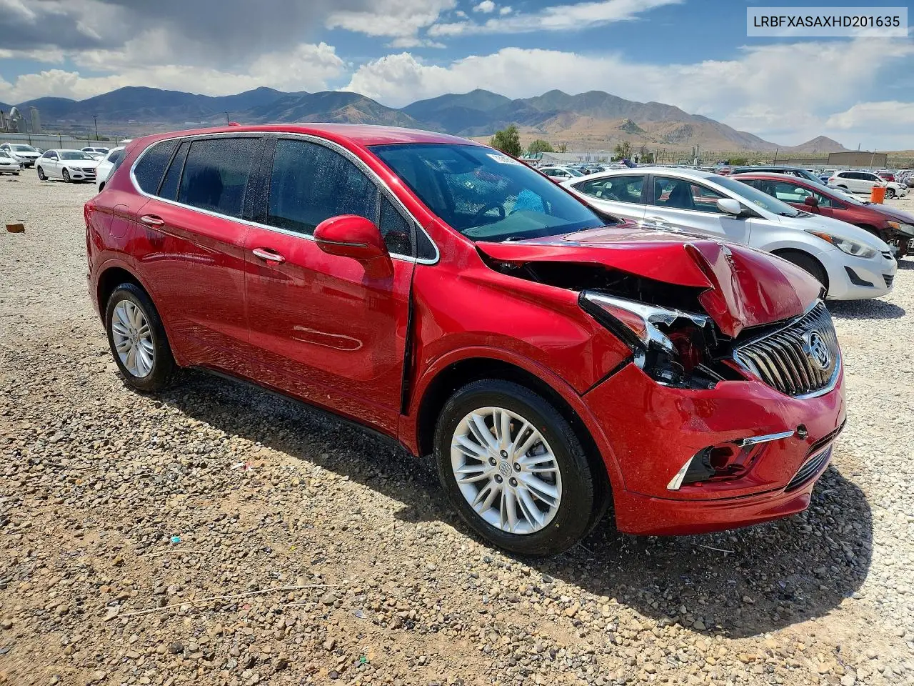 2017 Buick Envision Preferred VIN: LRBFXASAXHD201635 Lot: 73345165