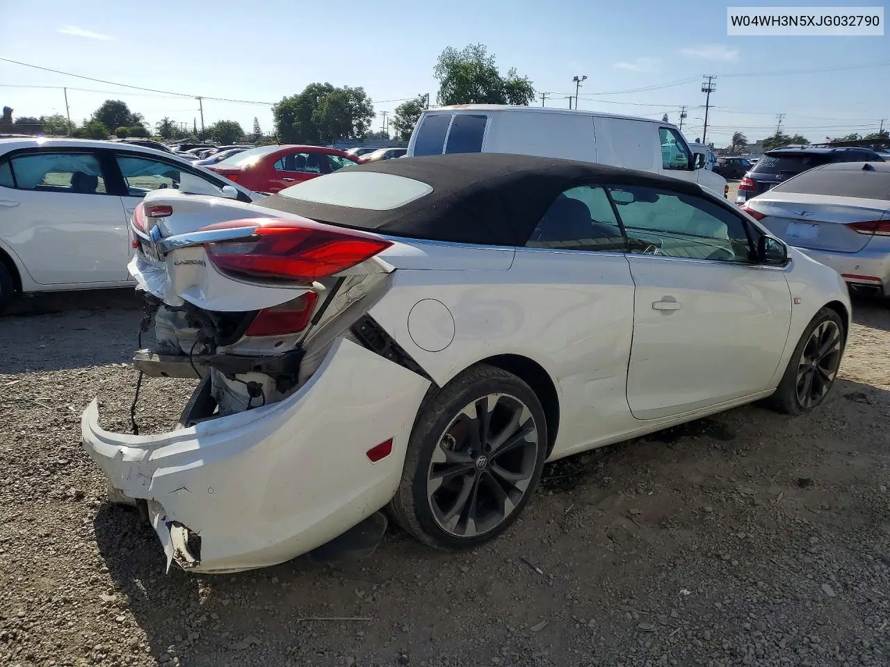 2018 Buick Cascada Premium VIN: W04WH3N5XJG032790 Lot: 51787066