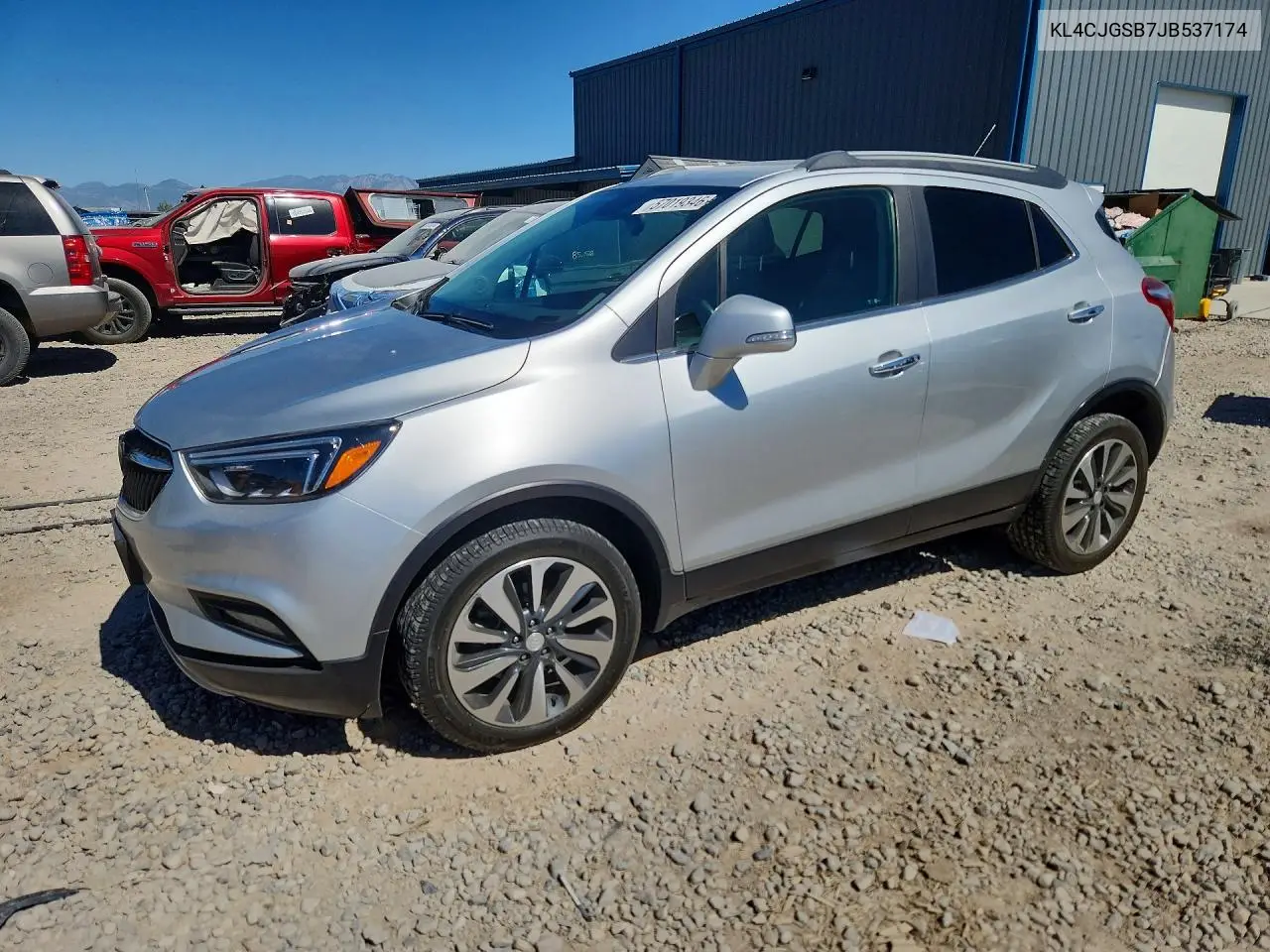 2018 Buick Encore Essence VIN: KL4CJGSB7JB537174 Lot: 57019346
