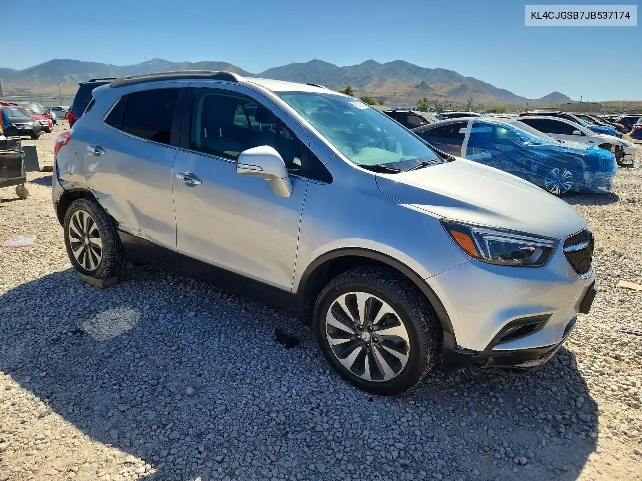 2018 Buick Encore Essence VIN: KL4CJGSB7JB537174 Lot: 57019346
