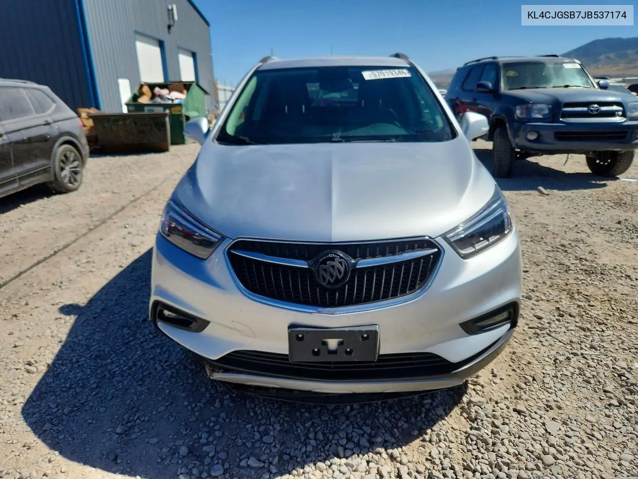 2018 Buick Encore Essence VIN: KL4CJGSB7JB537174 Lot: 57019346