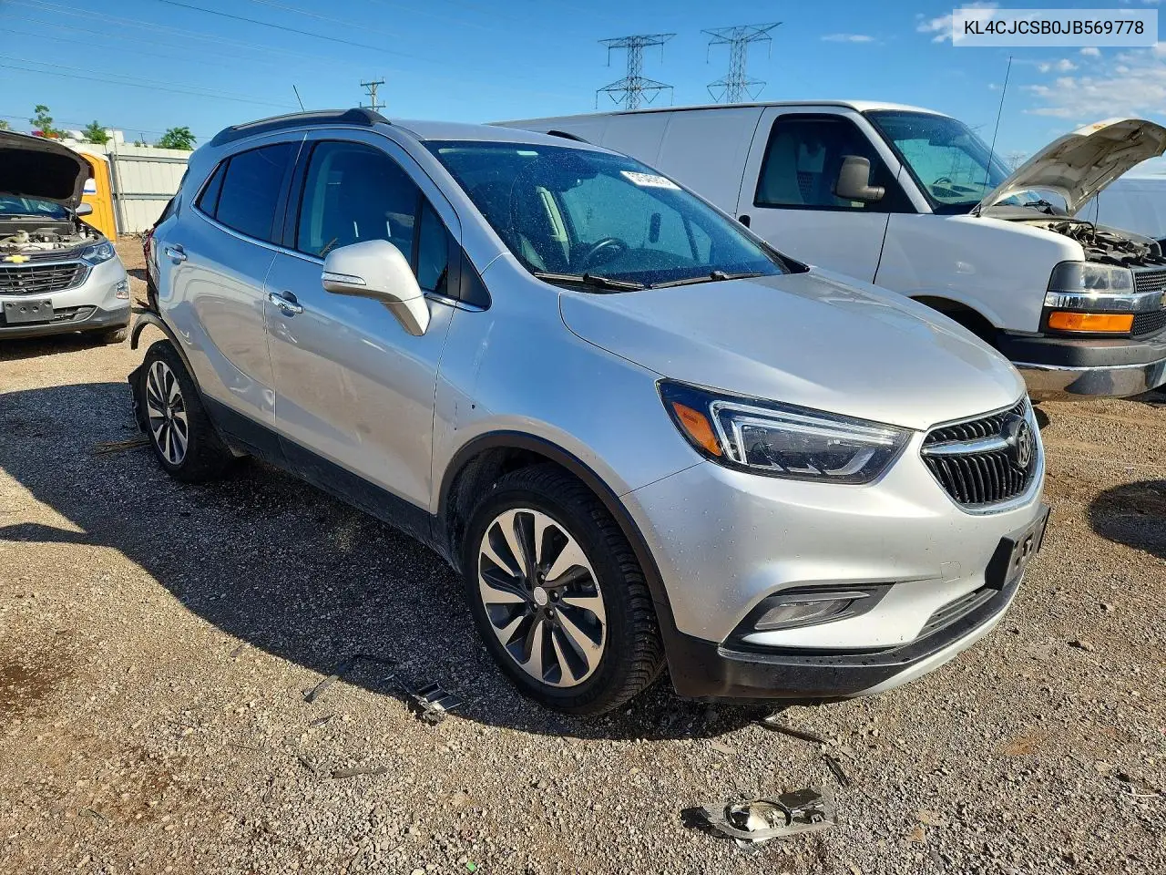 2018 Buick Encore Essence VIN: KL4CJCSB0JB569778 Lot: 57545916