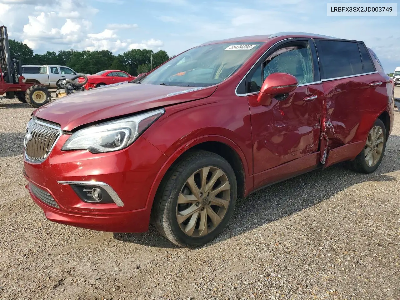 2018 Buick Envision Premium VIN: LRBFX3SX2JD003749 Lot: 58494806