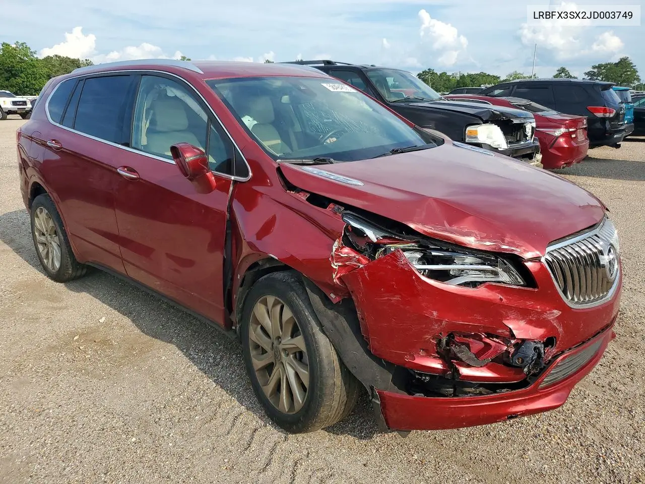 2018 Buick Envision Premium VIN: LRBFX3SX2JD003749 Lot: 58494806