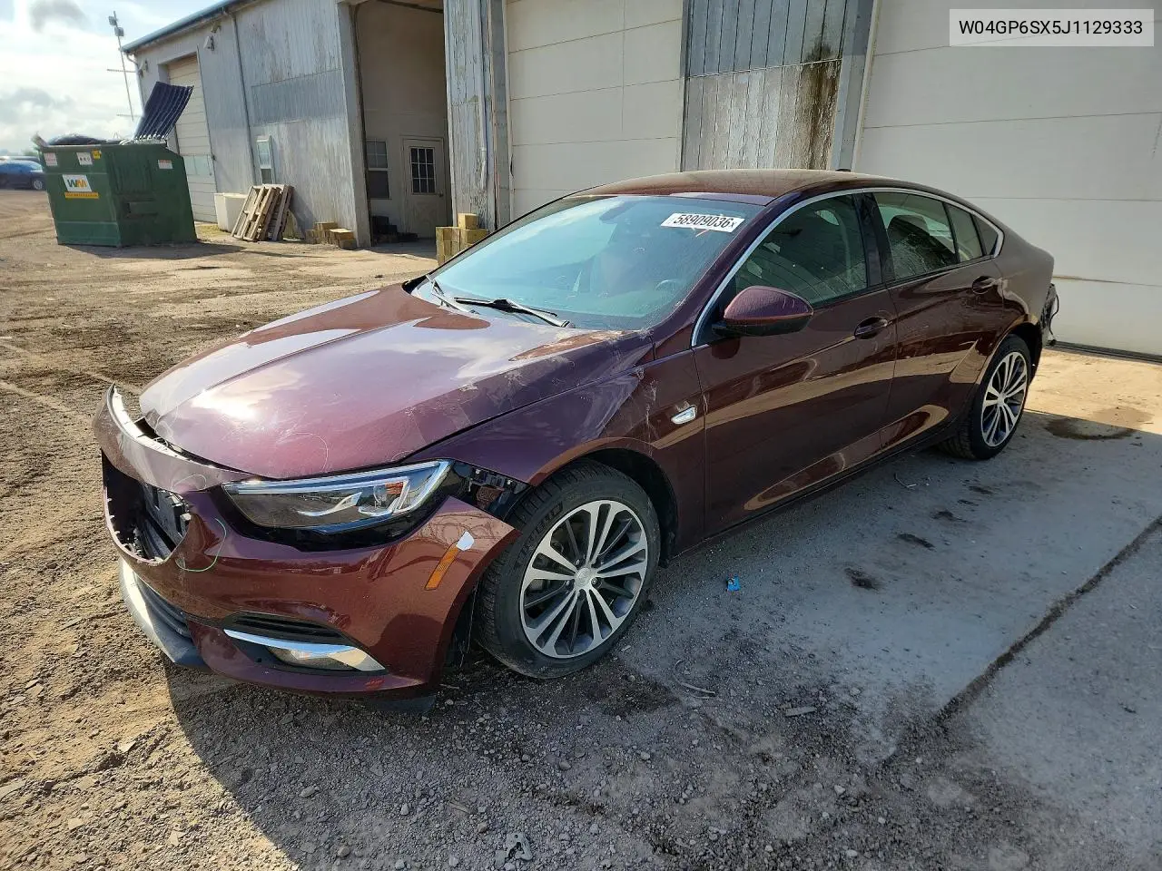 2018 Buick Regal Essence VIN: W04GP6SX5J1129333 Lot: 58909036