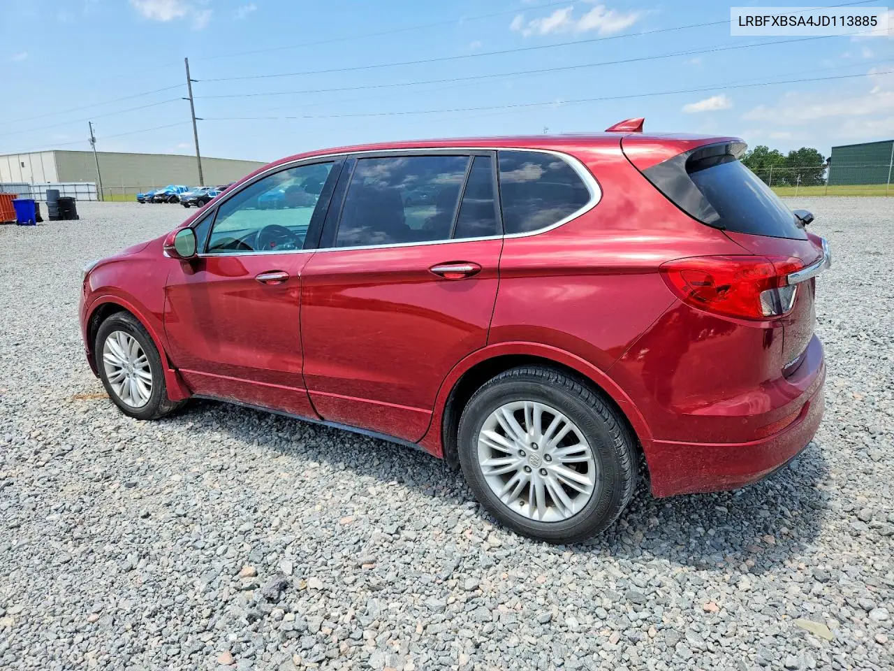 2018 Buick Envision Preferred VIN: LRBFXBSA4JD113885 Lot: 59389166