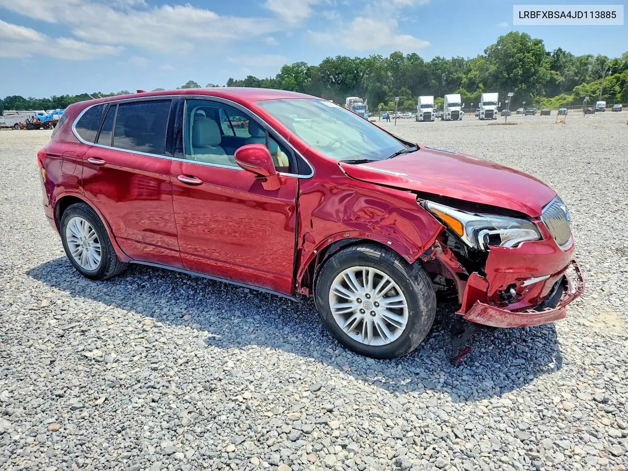 2018 Buick Envision Preferred VIN: LRBFXBSA4JD113885 Lot: 59389166