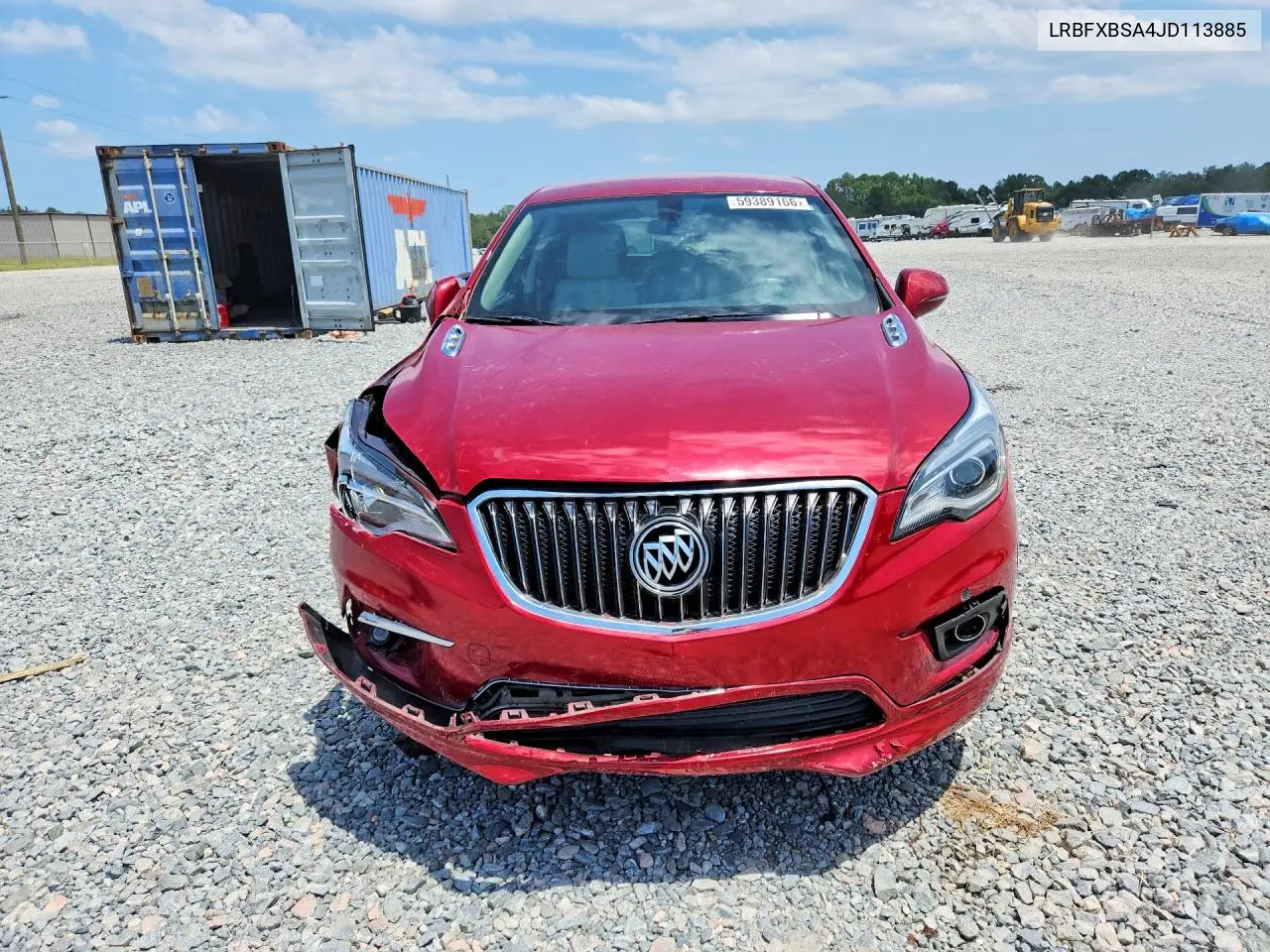 2018 Buick Envision Preferred VIN: LRBFXBSA4JD113885 Lot: 59389166