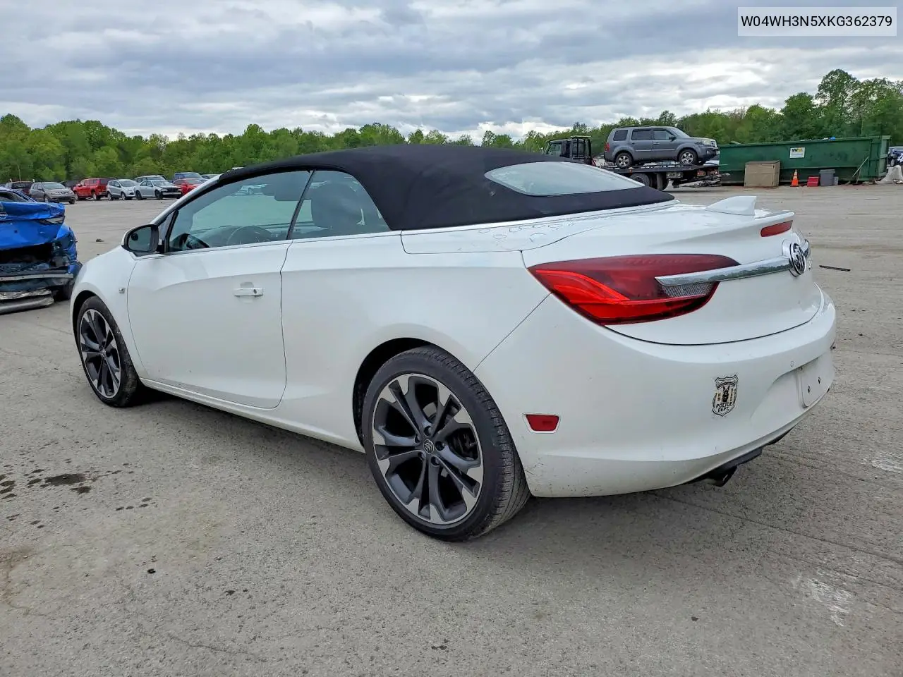 2019 Buick Cascada Premium VIN: W04WH3N5XKG362379 Lot: 53692176