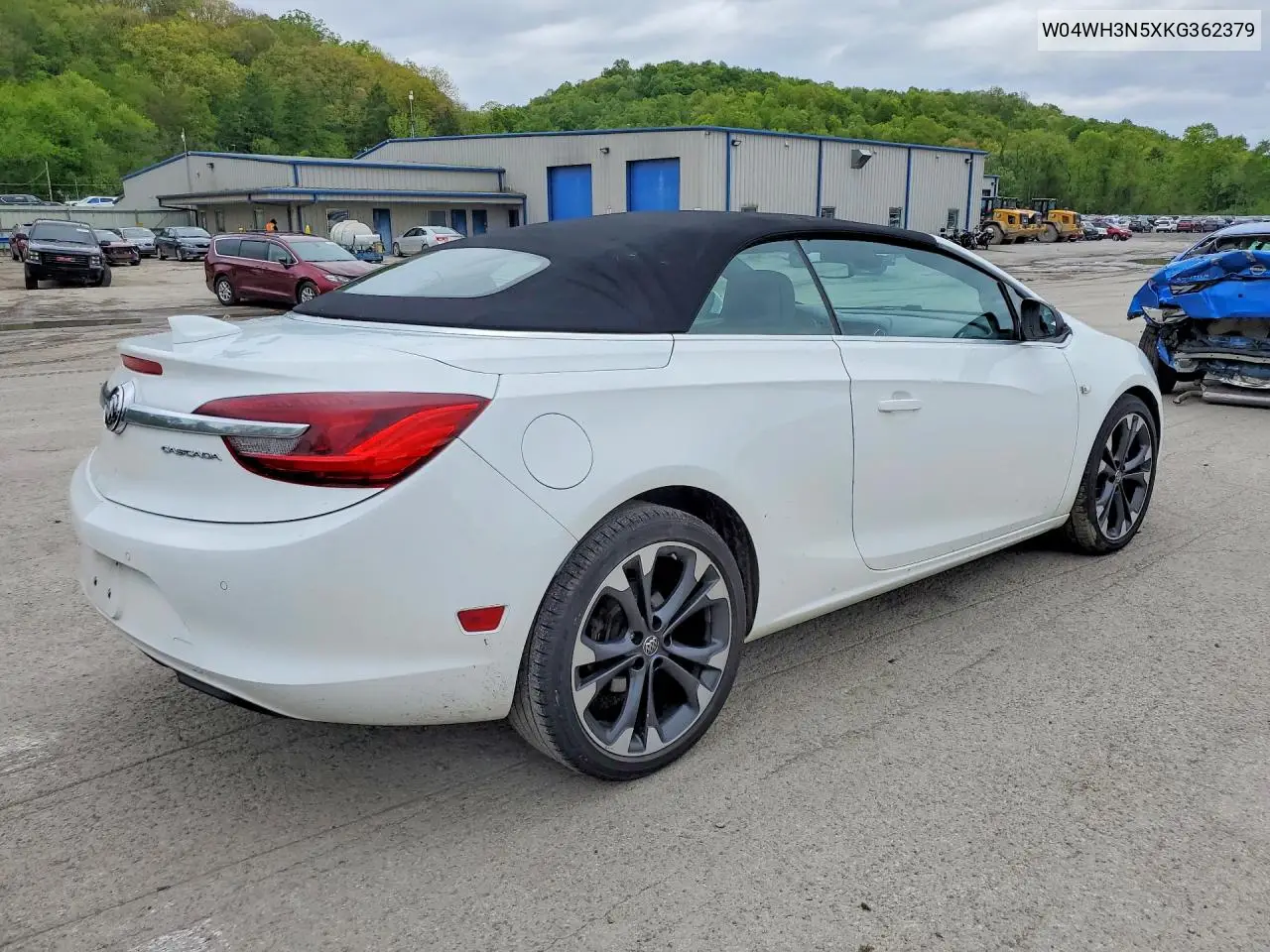 2019 Buick Cascada Premium VIN: W04WH3N5XKG362379 Lot: 53692176