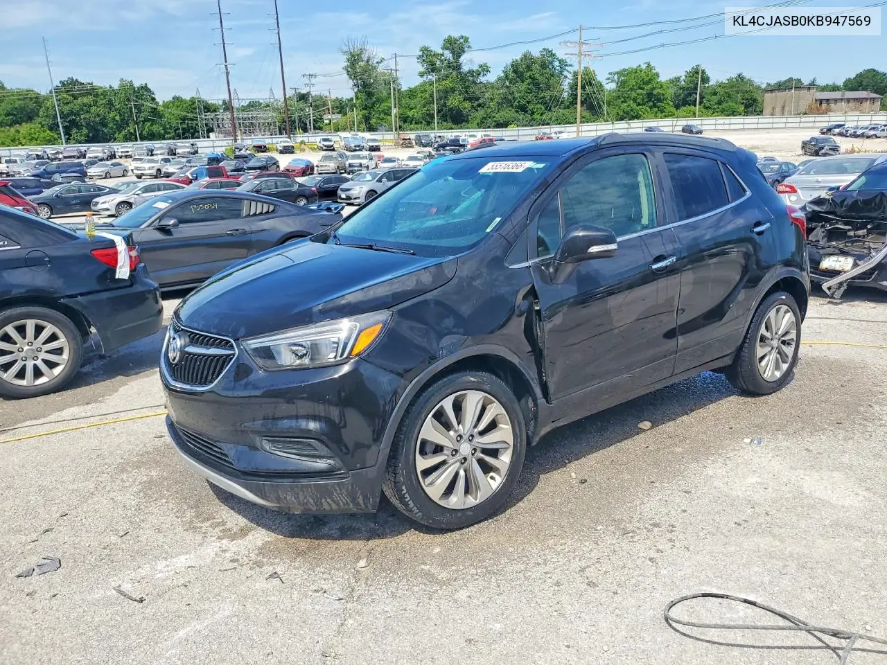 2019 Buick Encore Preferred VIN: KL4CJASB0KB947569 Lot: 55516366