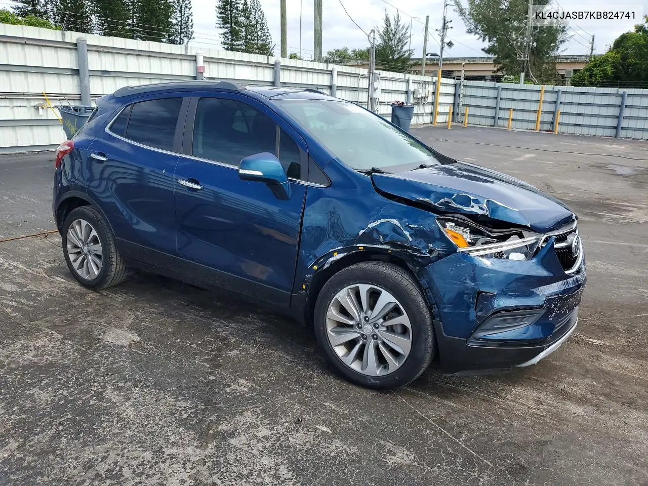 2019 Buick Encore Preferred VIN: KL4CJASB7KB824741 Lot: 56292876