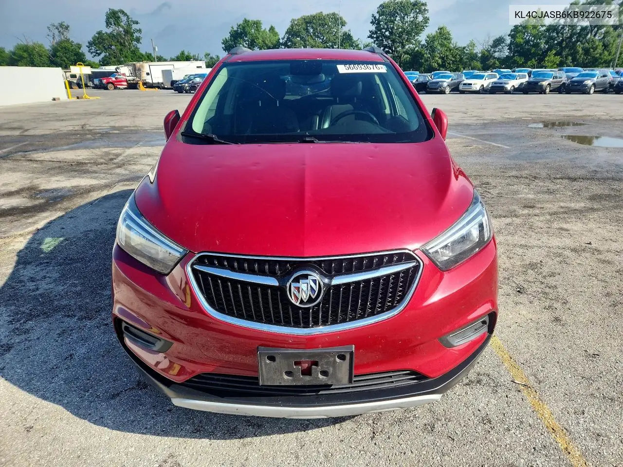 2019 Buick Encore Preferred VIN: KL4CJASB6KB922675 Lot: 56693676