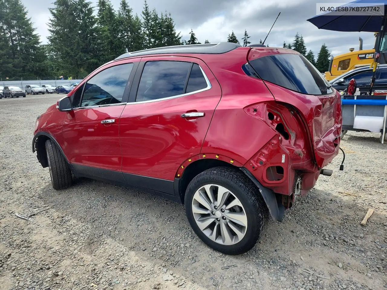 2019 Buick Encore Preferred VIN: KL4CJESB7KB727742 Lot: 56964266