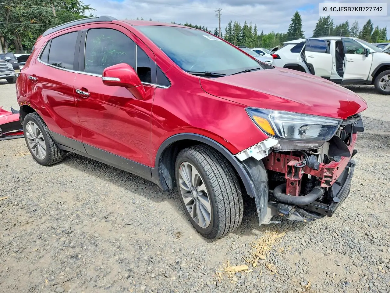 2019 Buick Encore Preferred VIN: KL4CJESB7KB727742 Lot: 56964266