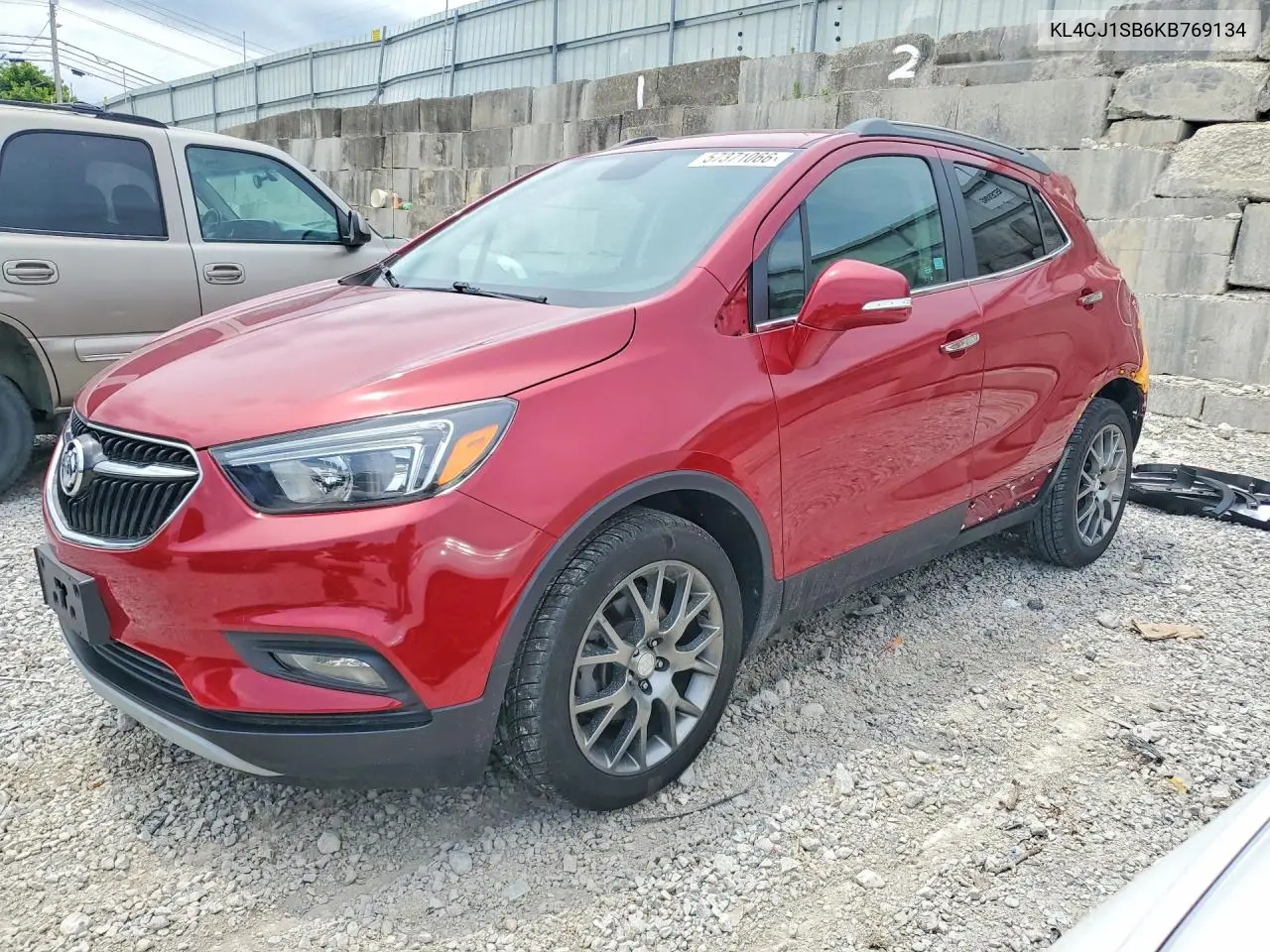 2019 Buick Encore Sport Touring VIN: KL4CJ1SB6KB769134 Lot: 57371066