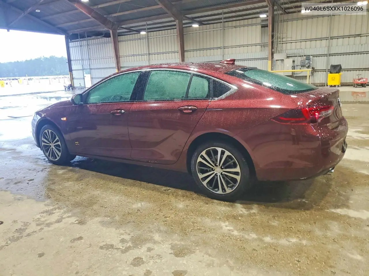 2019 Buick Regal Preferred VIN: W04GL6SXXK1026096 Lot: 57753806