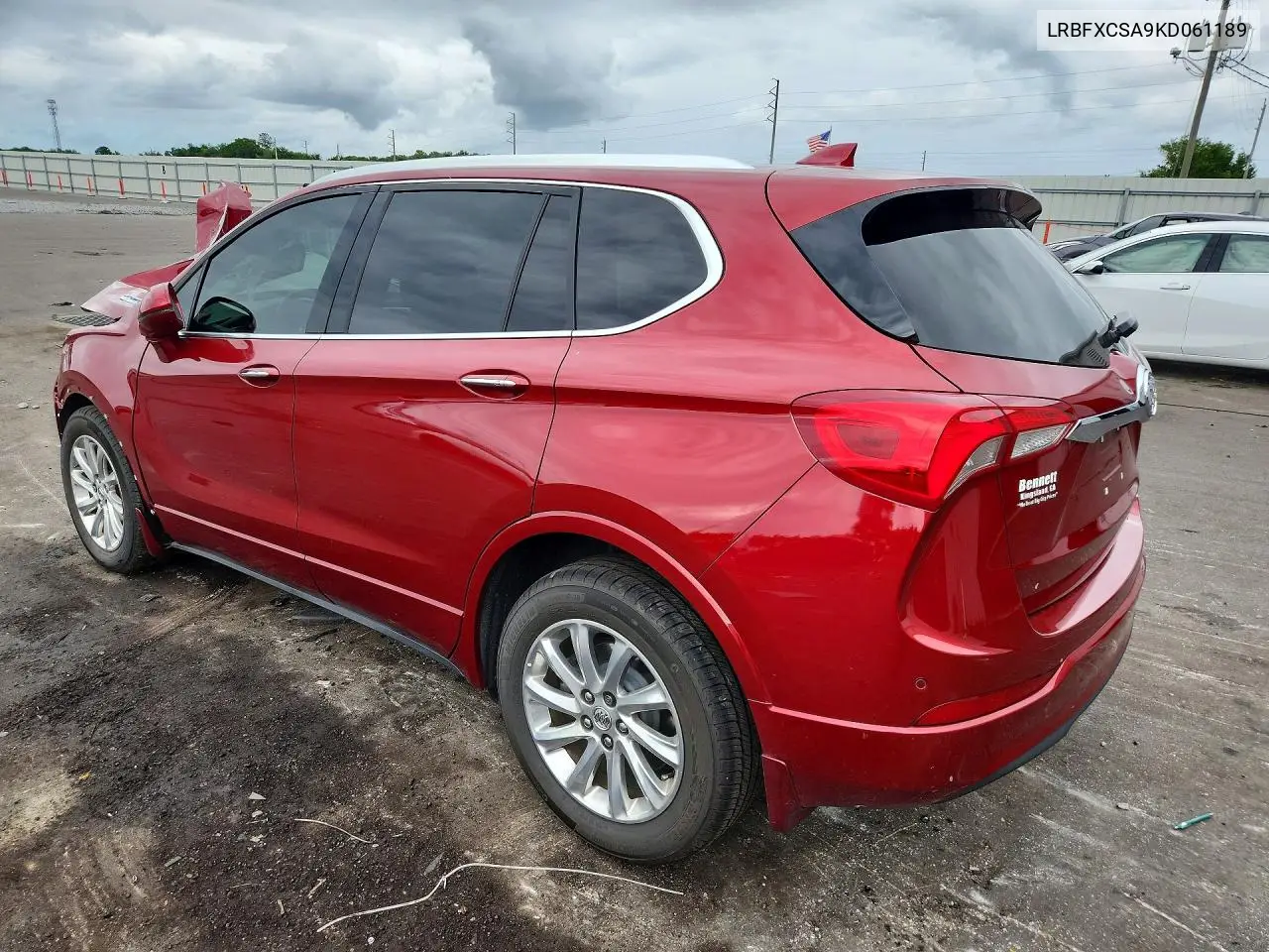 2019 Buick Envision Essence VIN: LRBFXCSA9KD061189 Lot: 59234946