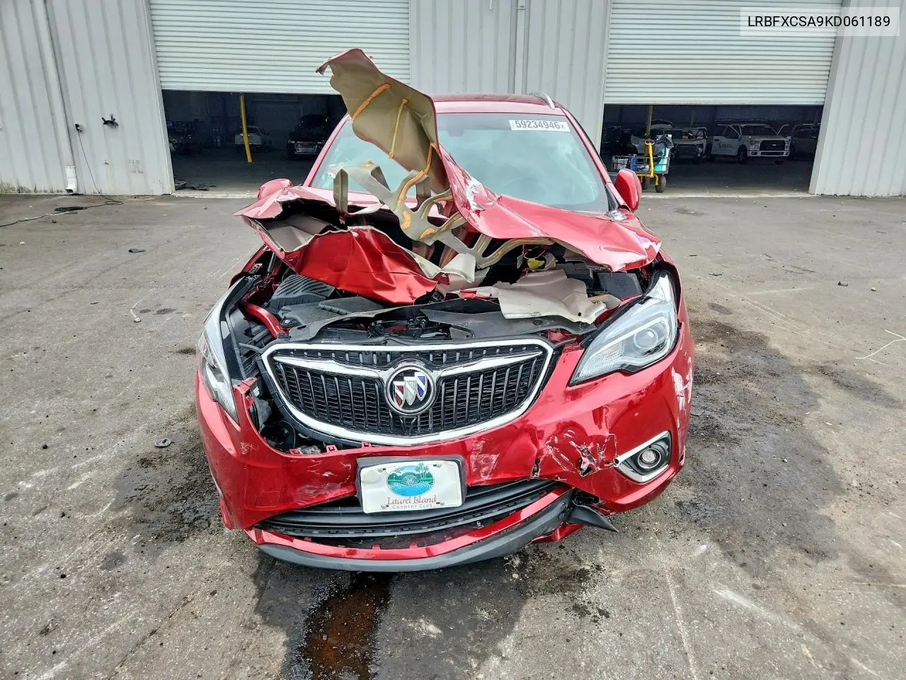 2019 Buick Envision Essence VIN: LRBFXCSA9KD061189 Lot: 59234946