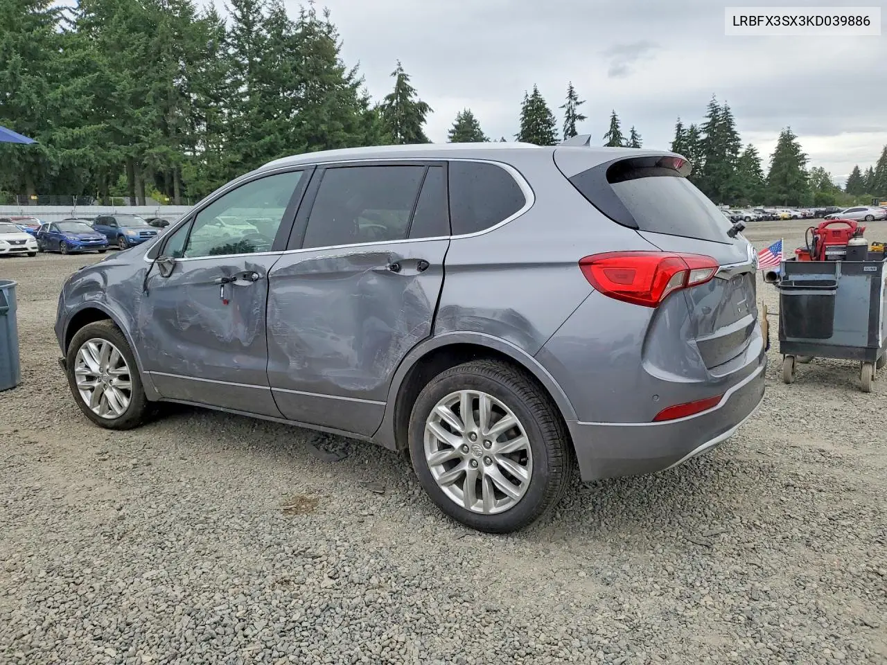 2019 Buick Envision Premium VIN: LRBFX3SX3KD039886 Lot: 59630476