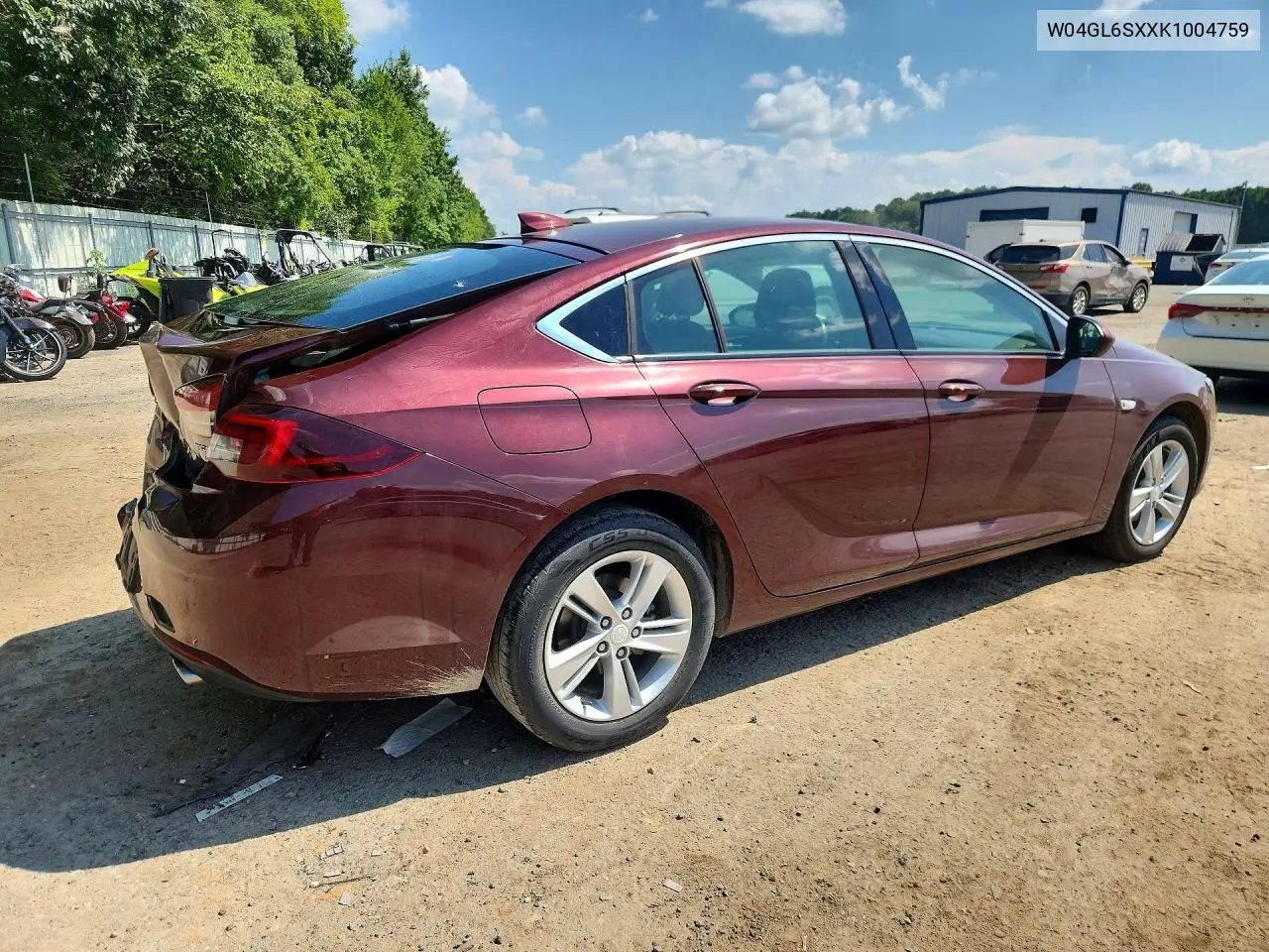 2019 Buick Regal Preferred VIN: W04GL6SXXK1004759 Lot: 59654756