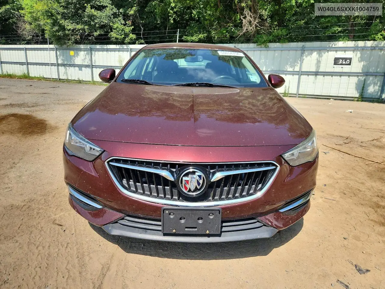 2019 Buick Regal Preferred VIN: W04GL6SXXK1004759 Lot: 59654756