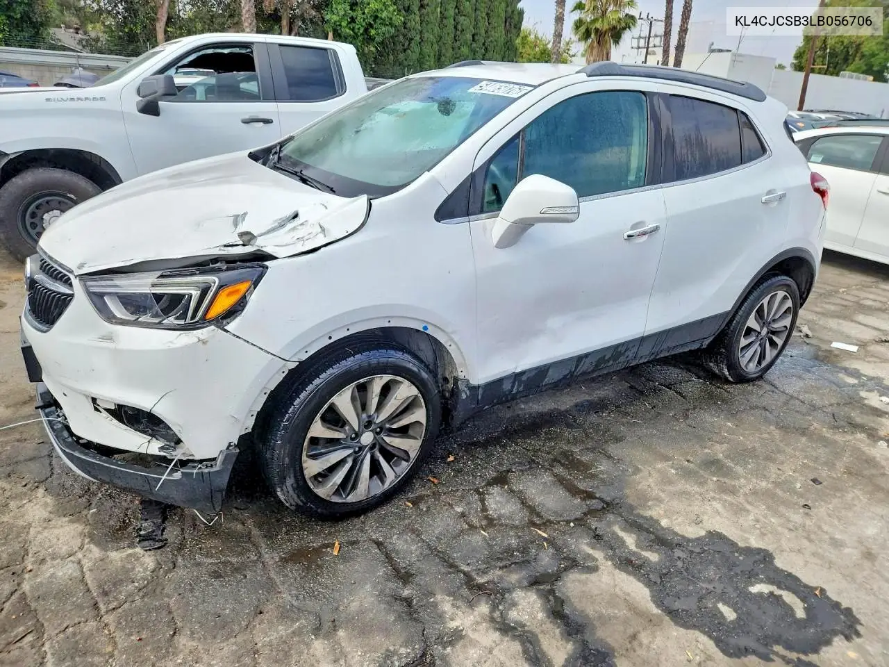 2020 Buick Encore Essence VIN: KL4CJCSB3LB056706 Lot: 54465076