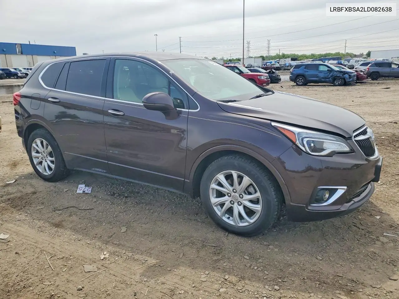 2020 Buick Envision Preferred VIN: LRBFXBSA2LD082638 Lot: 54834086