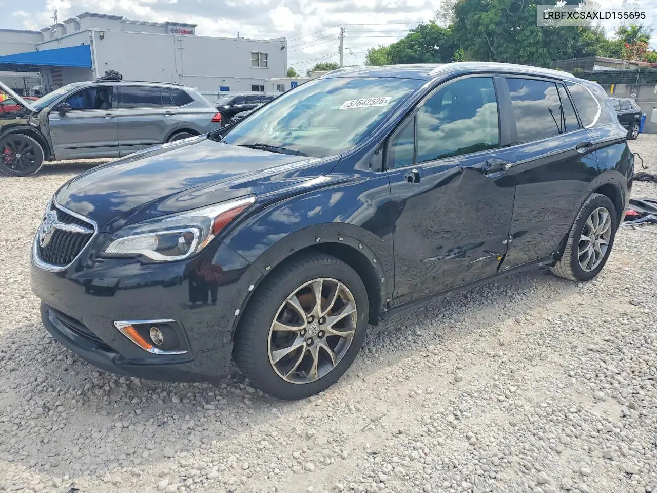 2020 Buick Envision Essence VIN: LRBFXCSAXLD155695 Lot: 57642526