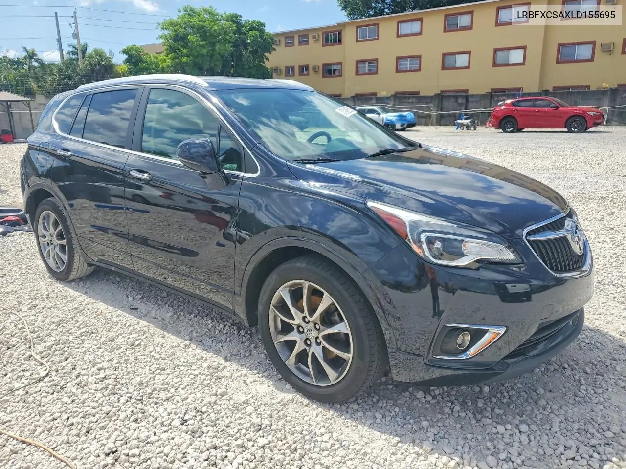 2020 Buick Envision Essence VIN: LRBFXCSAXLD155695 Lot: 57642526