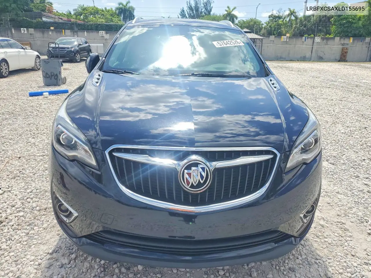2020 Buick Envision Essence VIN: LRBFXCSAXLD155695 Lot: 57642526