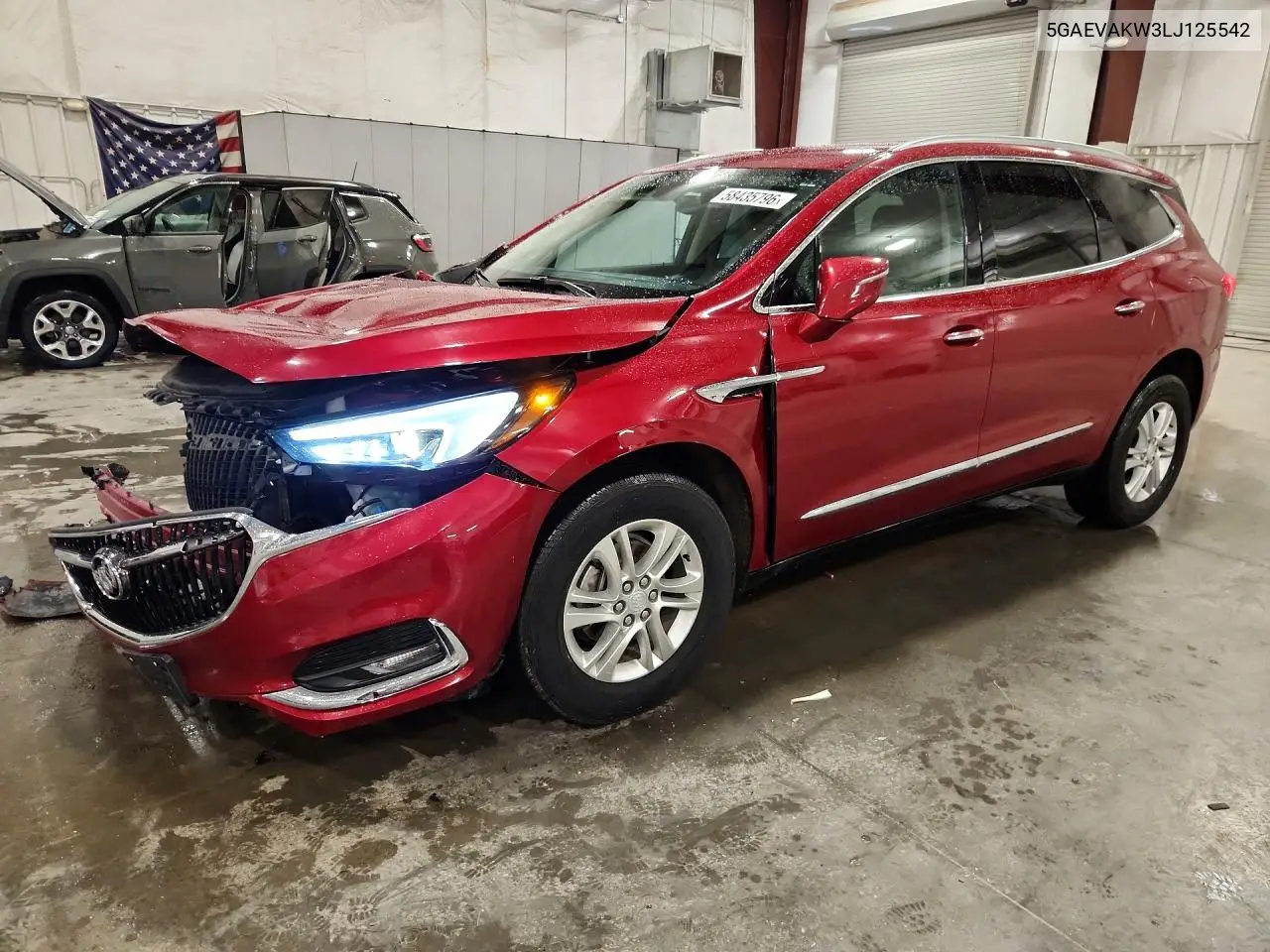 2020 Buick Enclave Essence VIN: 5GAEVAKW3LJ125542 Lot: 58435796