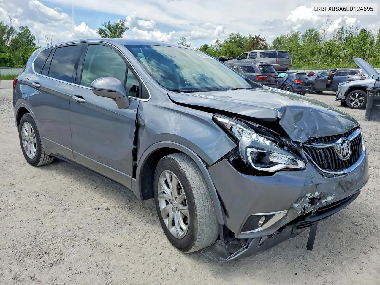 2020 Buick Envision Preferred VIN: LRBFXBSA6LD124695 Lot: 58649486