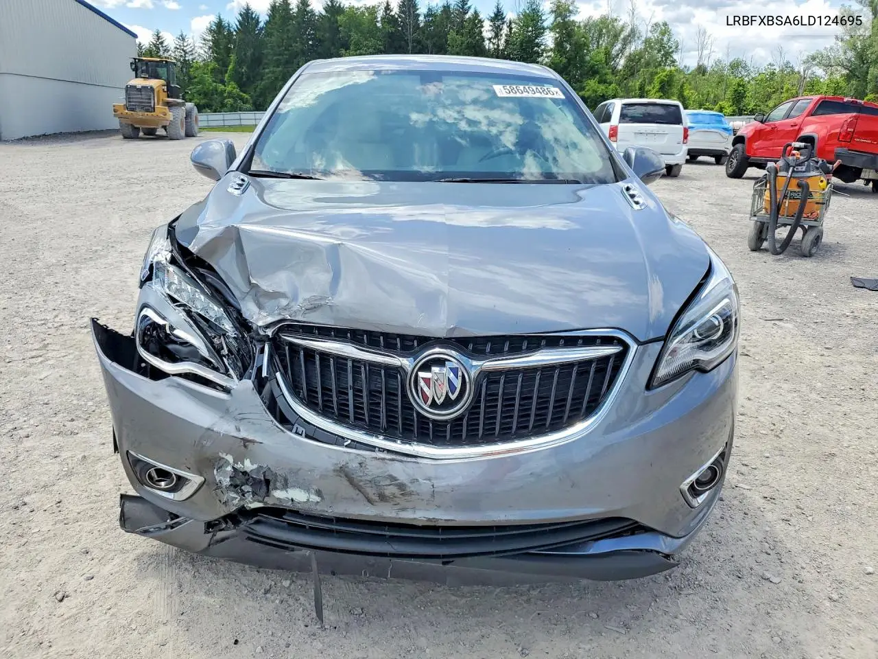 2020 Buick Envision Preferred VIN: LRBFXBSA6LD124695 Lot: 58649486