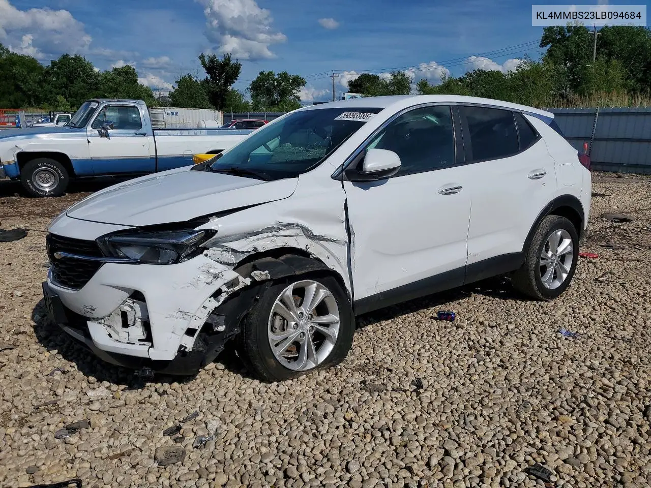 2020 Buick Encore Gx Preferred VIN: KL4MMBS23LB094684 Lot: 59093986
