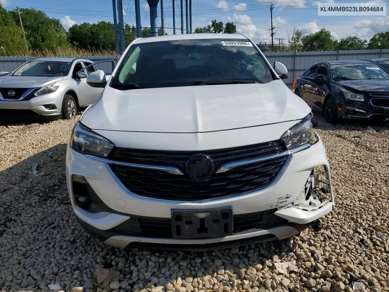 2020 Buick Encore Gx Preferred VIN: KL4MMBS23LB094684 Lot: 59093986