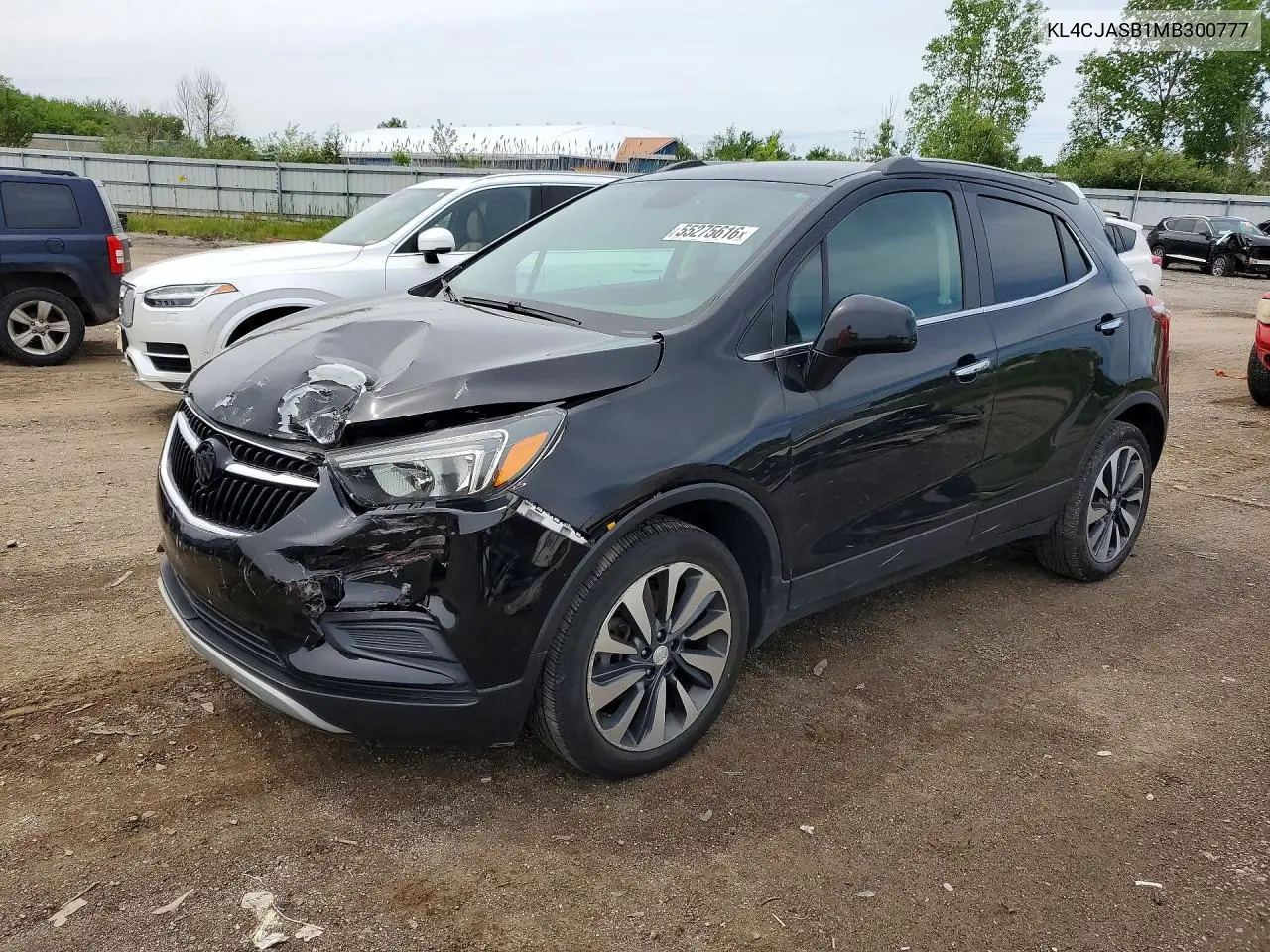 2021 Buick Encore Preferred VIN: KL4CJASB1MB300777 Lot: 55275616