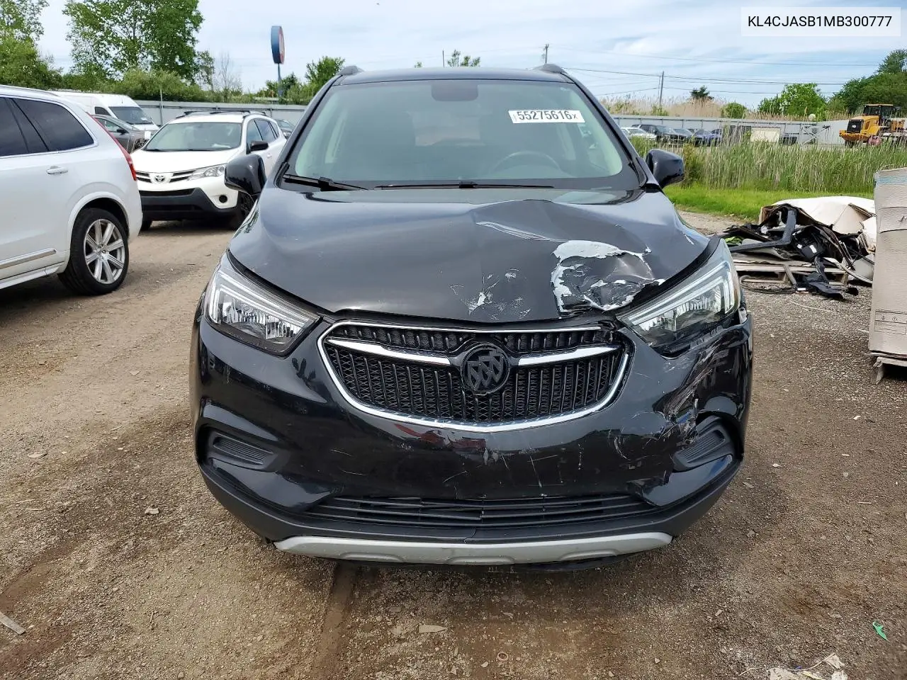 2021 Buick Encore Preferred VIN: KL4CJASB1MB300777 Lot: 55275616