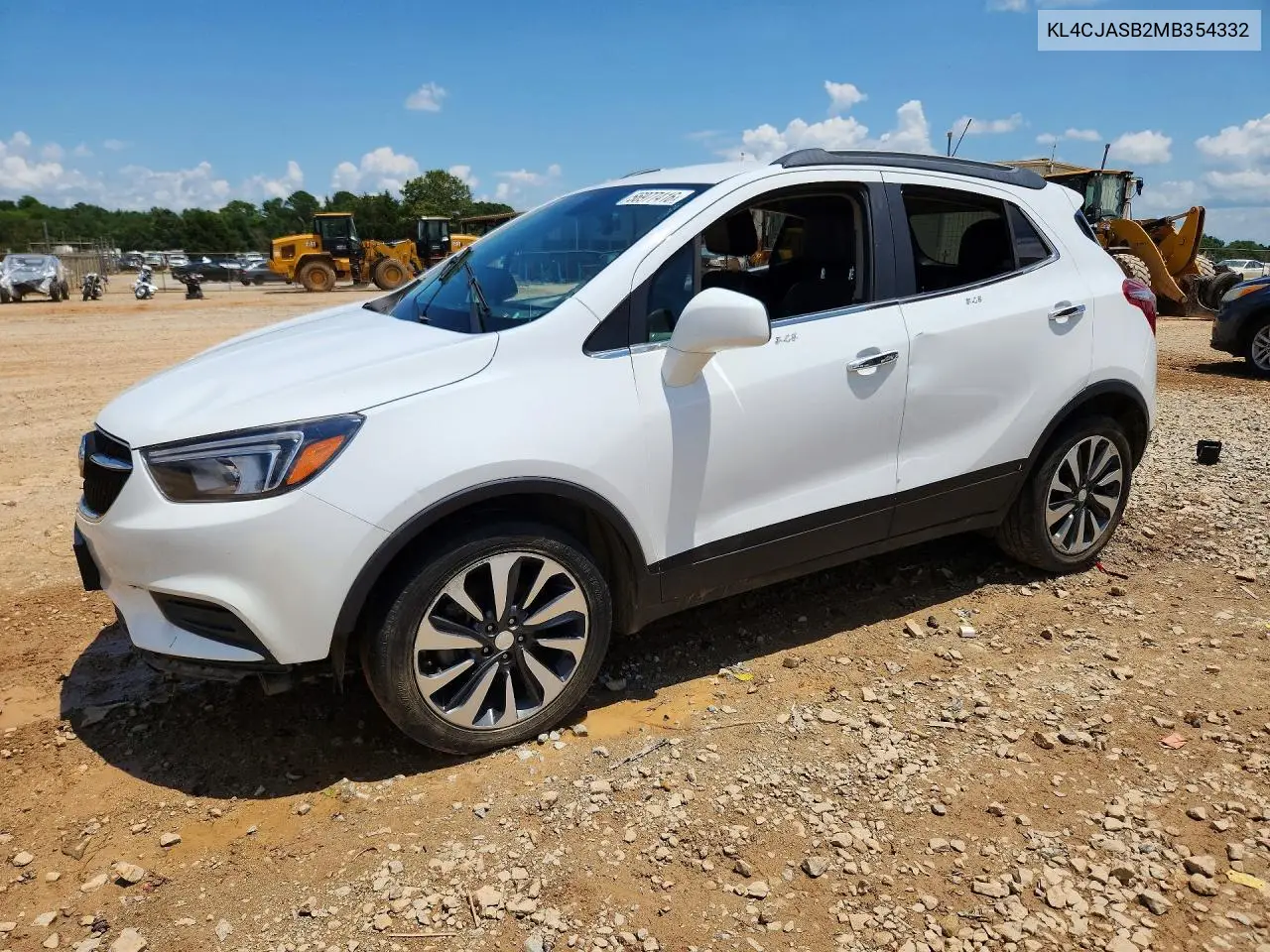 2021 Buick Encore Preferred VIN: KL4CJASB2MB354332 Lot: 56977416