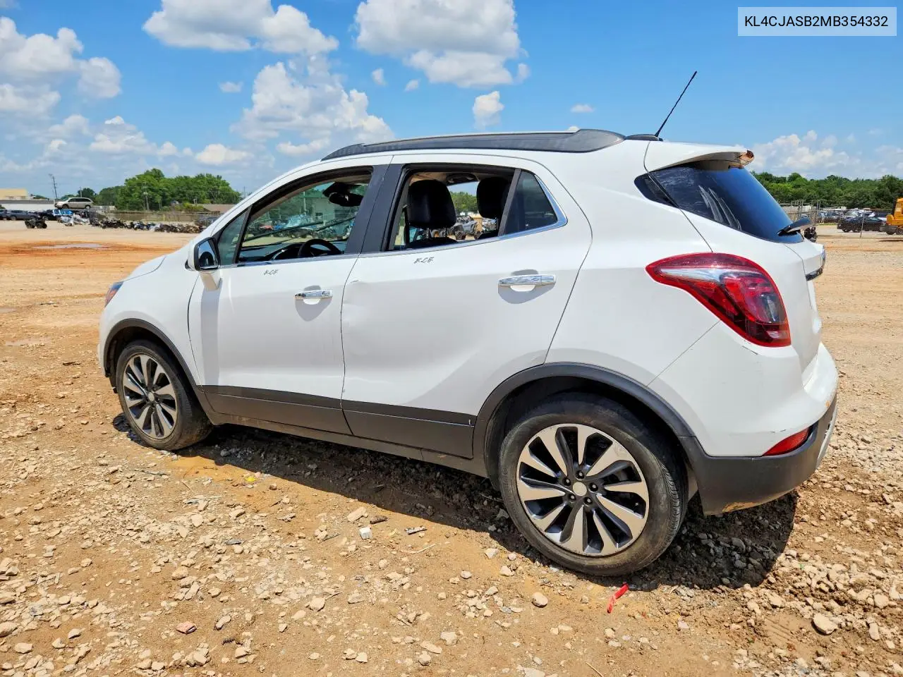 2021 Buick Encore Preferred VIN: KL4CJASB2MB354332 Lot: 56977416