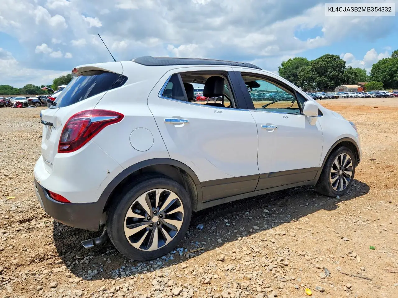 2021 Buick Encore Preferred VIN: KL4CJASB2MB354332 Lot: 56977416
