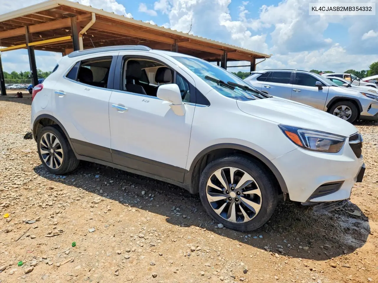 2021 Buick Encore Preferred VIN: KL4CJASB2MB354332 Lot: 56977416