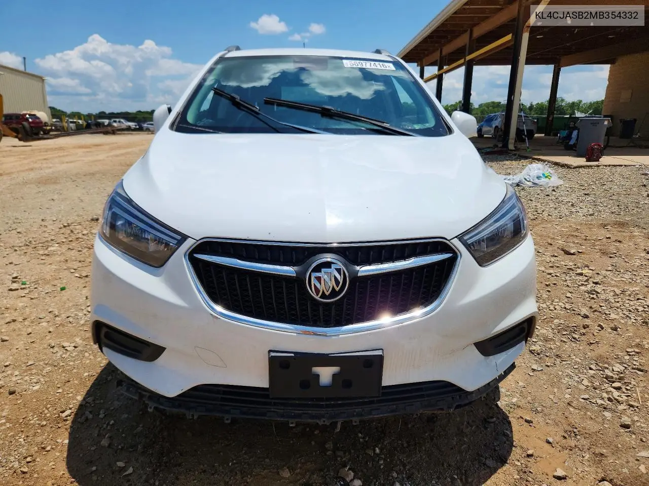 2021 Buick Encore Preferred VIN: KL4CJASB2MB354332 Lot: 56977416