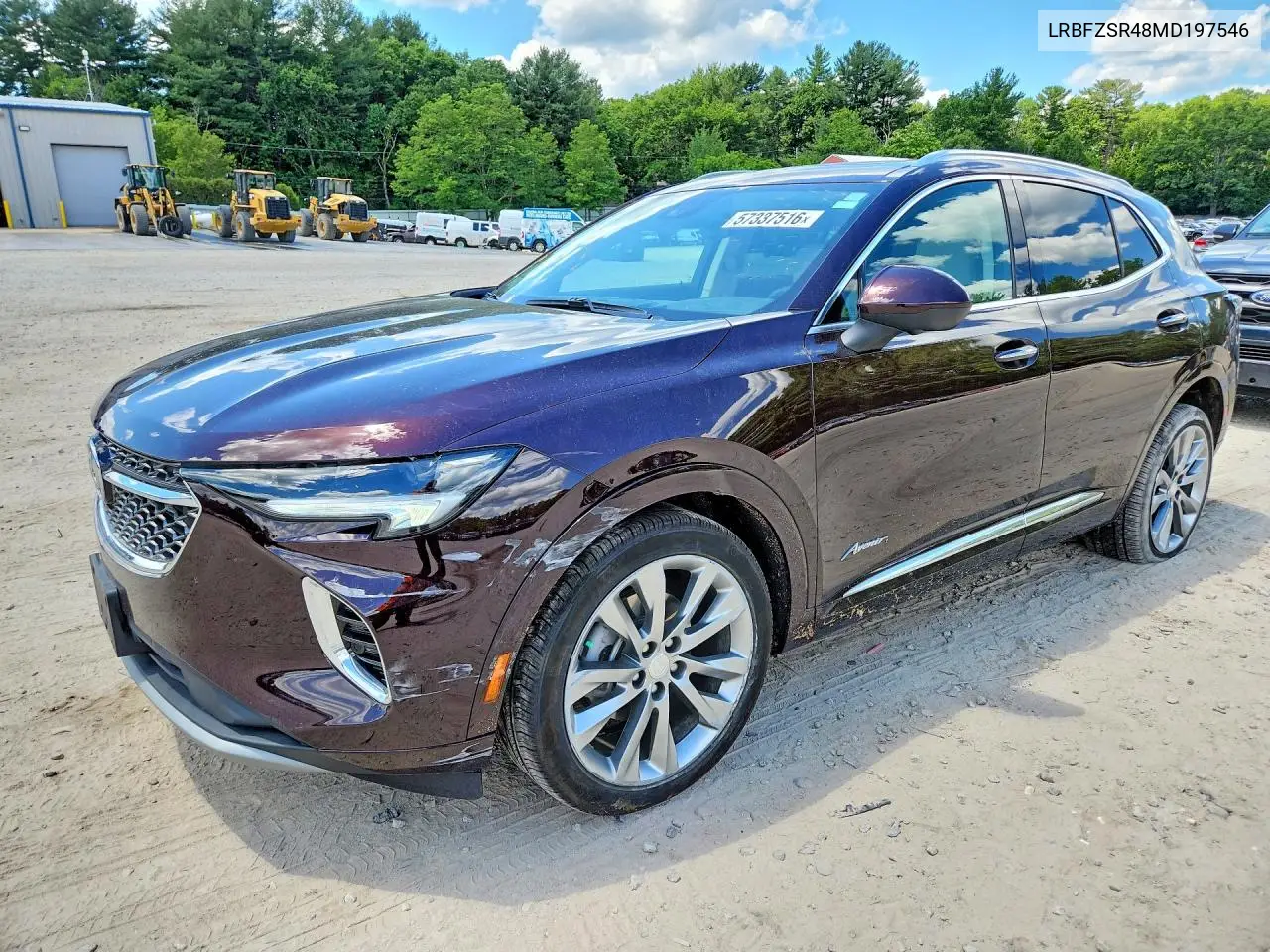 2021 Buick Envision Avenir VIN: LRBFZSR48MD197546 Lot: 57337516