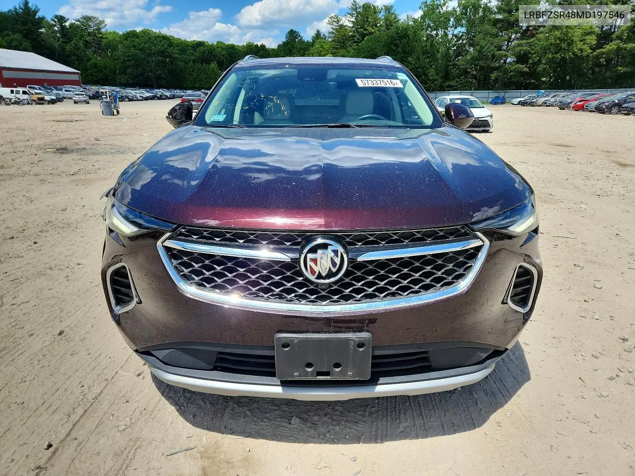 2021 Buick Envision Avenir VIN: LRBFZSR48MD197546 Lot: 57337516