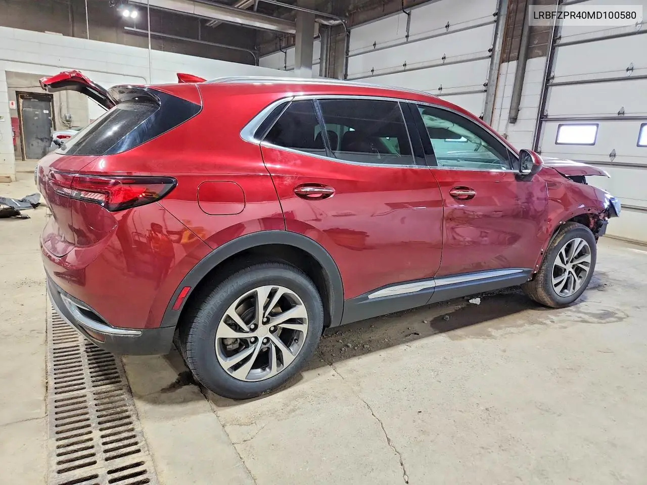2021 Buick Envision Essence VIN: LRBFZPR40MD100580 Lot: 58215056